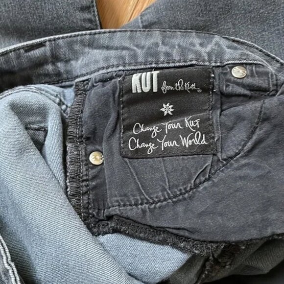 Kut from the Kloth Jeans Womens 6 Gray Elle Stiletto Skinny Mid Rise Ladies - Picture 10 of 10